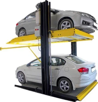 Lif Letak Kereta Dua Tiang Didorong Secara Hidraulik